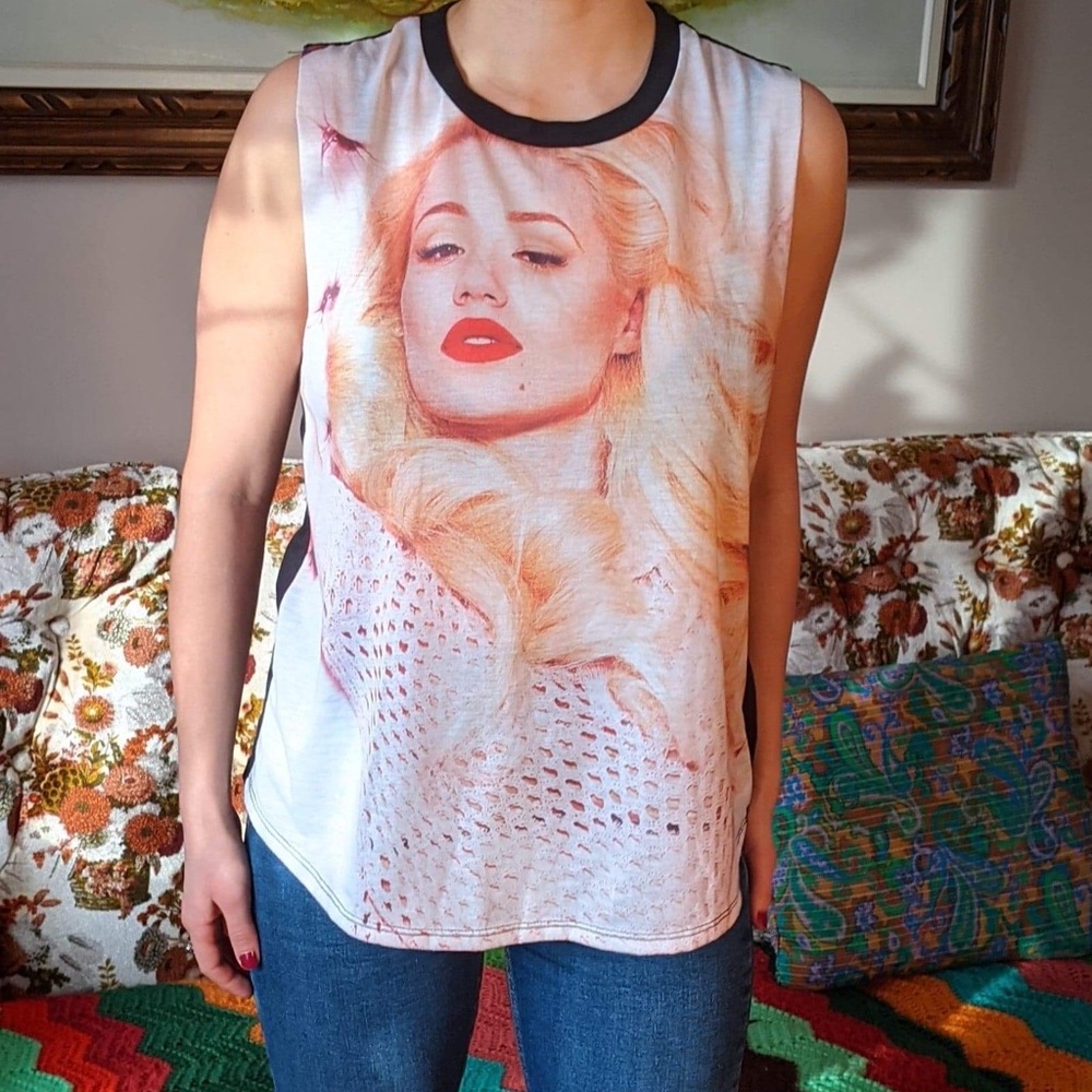 Iggy Azalea Muscle Tee Top